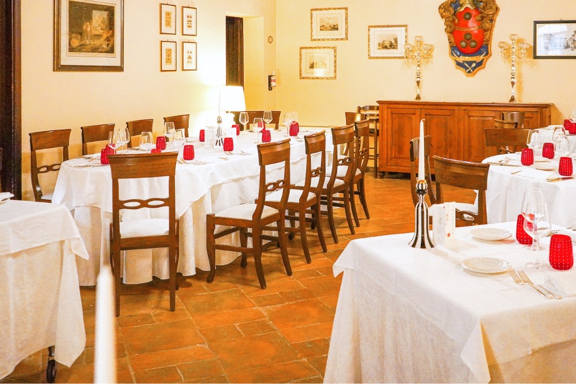 Ristorante Michelin I Rodella a Deruta - Antico Forziere tavoli esterni (Copy)